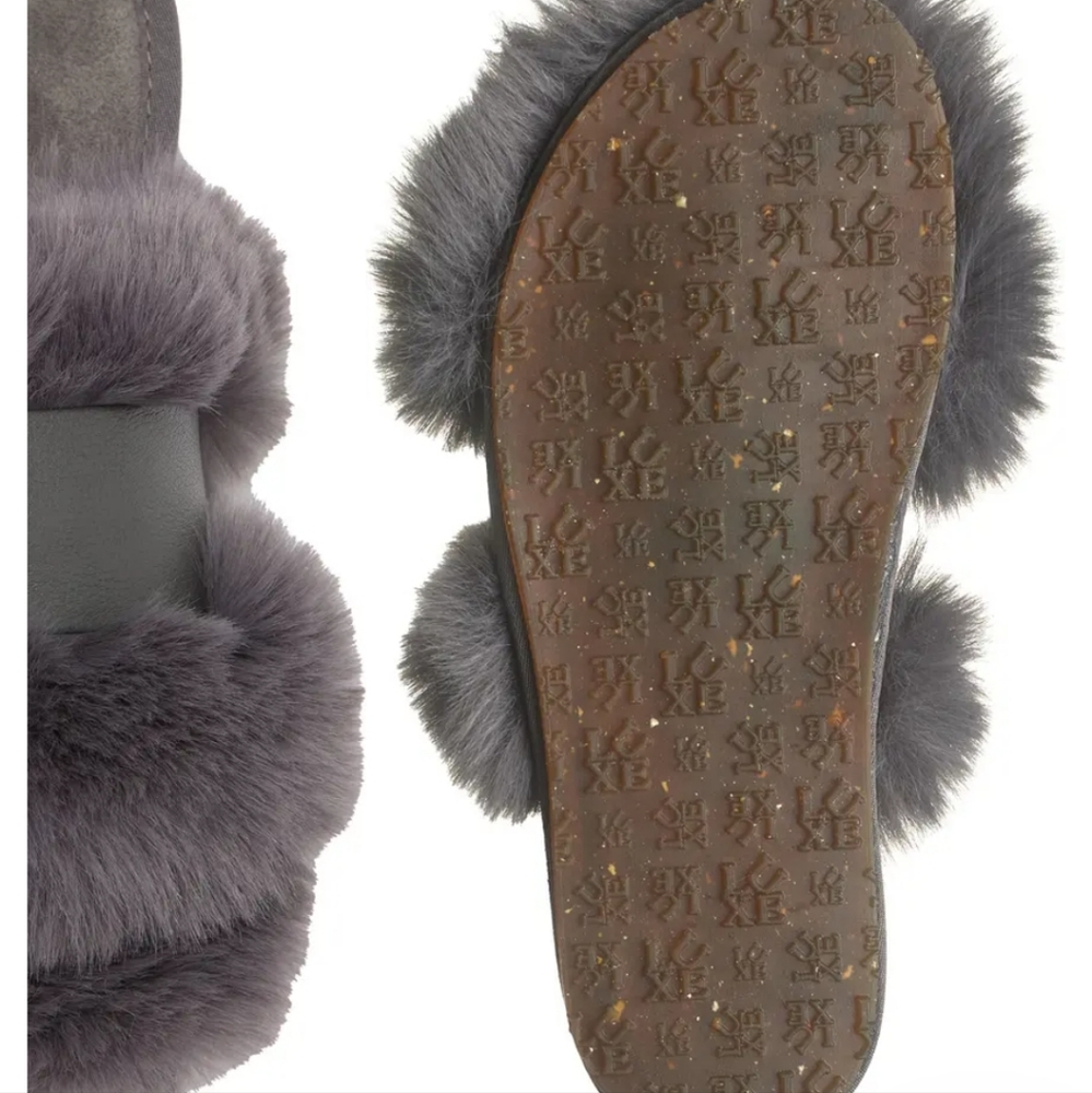 Australia Luxe Collective Slides Muchas in Gray Size 9 #134 - Picture 6 of 7
